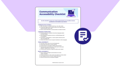Communication Accessibility Checklist