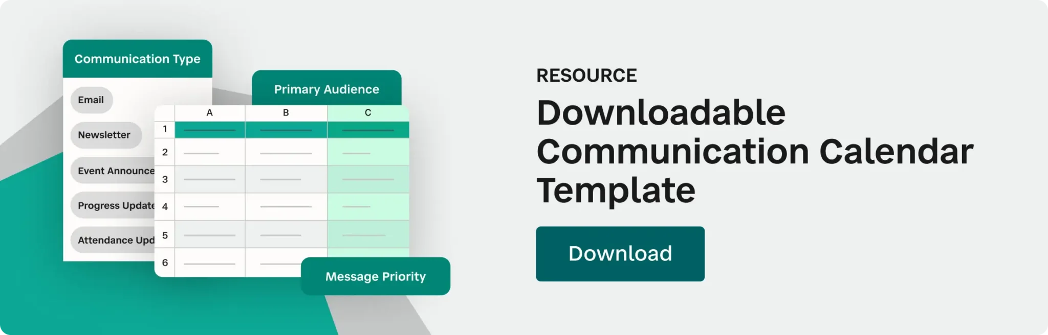 Communication Calendar Template