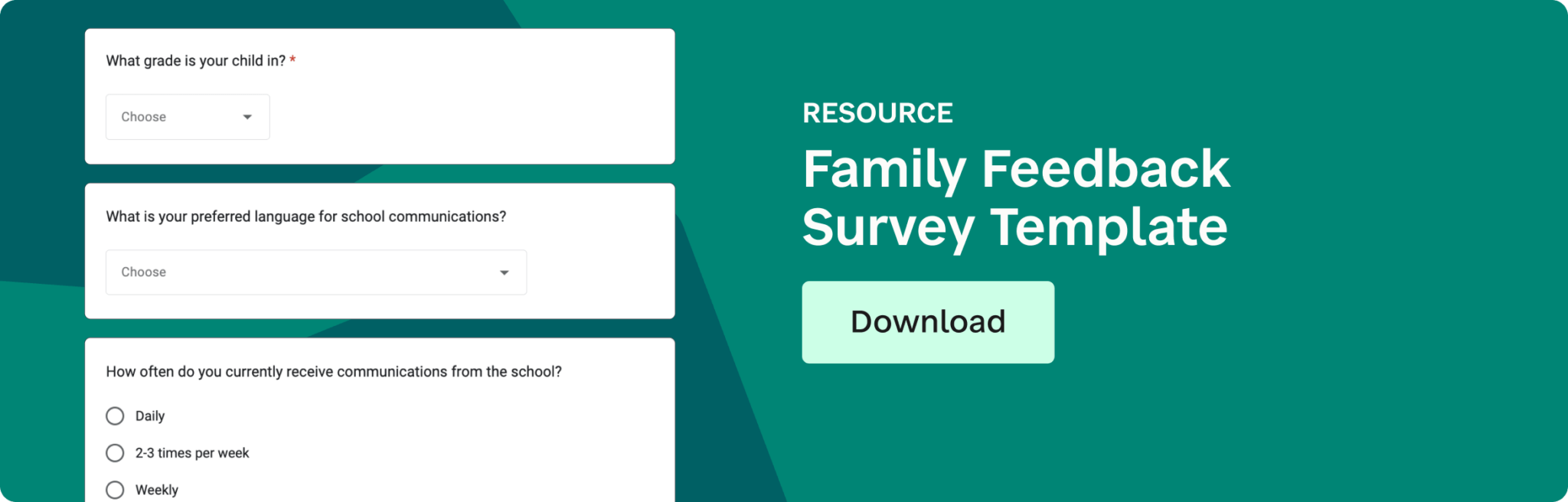 Family Feedback Survey Template