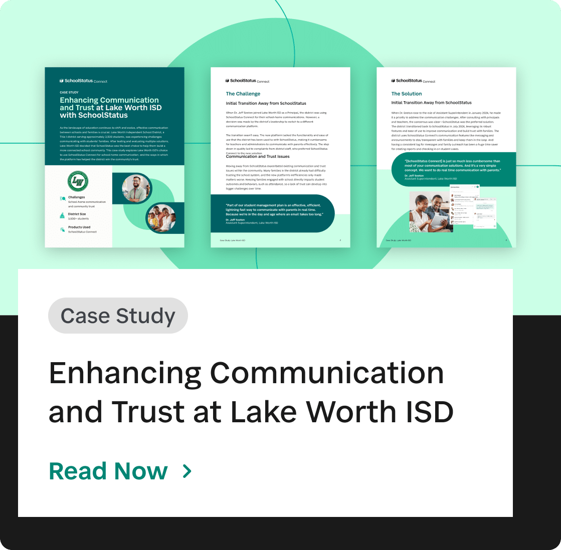 CTA for Lake Worth ISD Family Engagement Case Study.