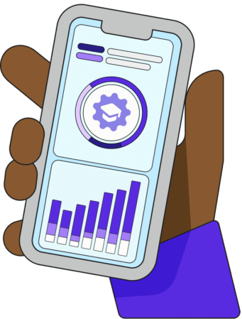 Hand-UI-student-card