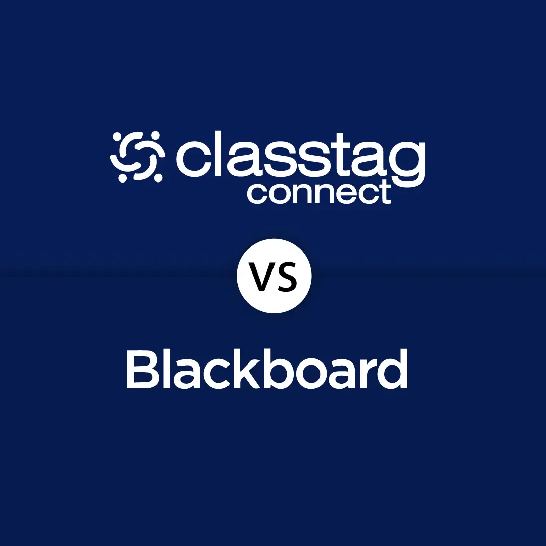 Comparison of ClassTag Connect and Blackboard software.