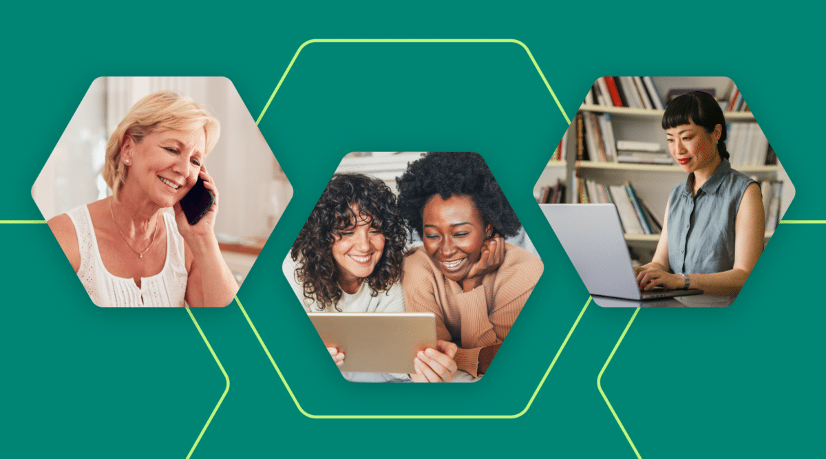 SchoolStatus Connect – Top 5 Tips for Strategic Communication in K-12 Districts – Blog Header People on phones and laptops.