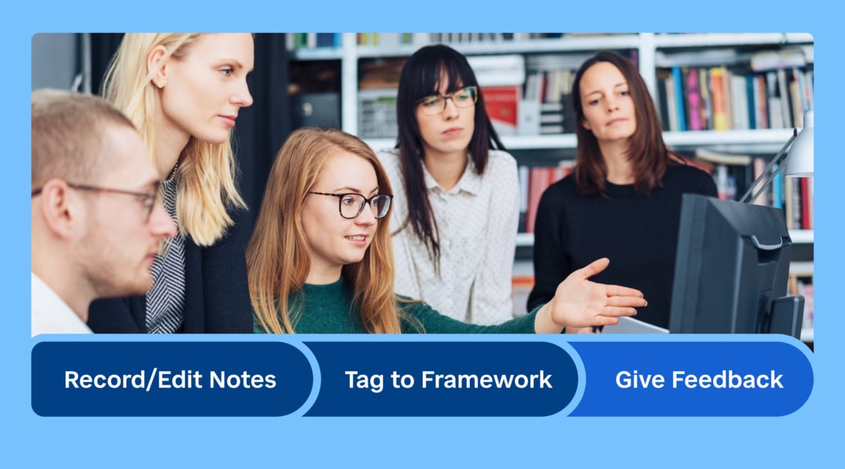 blog-connection-between-communication-and-coaching-hero Education coach meets with a team of teachers to show them how to use SchoolStatus platform