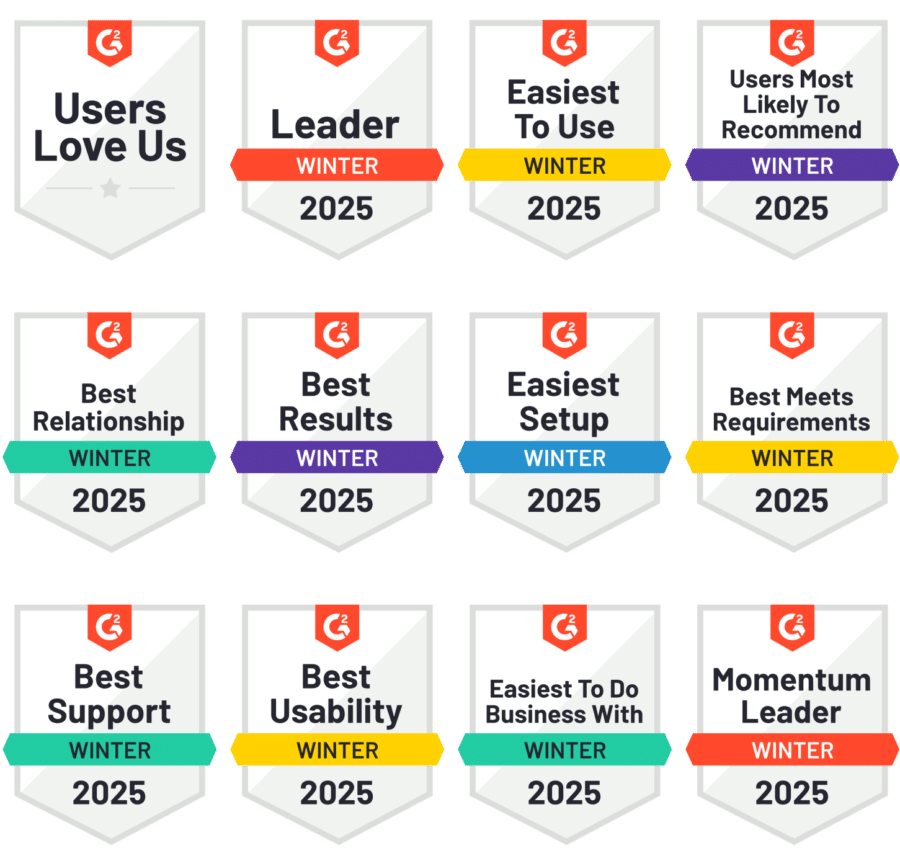 SchoolStatus Winter G2 badges